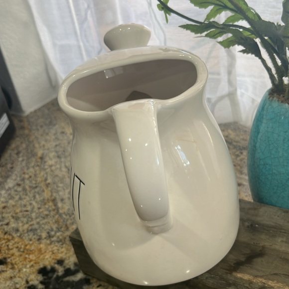 Rae Dunn "Sprout" Ceramic Watering Can. - Picture 3 of 5
